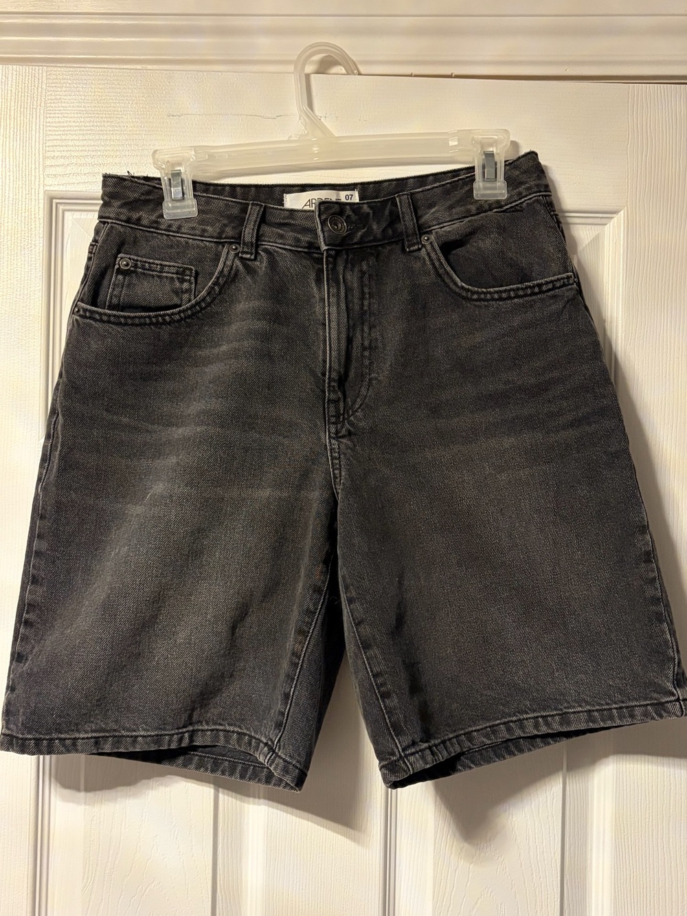 Black Denim Shorts
